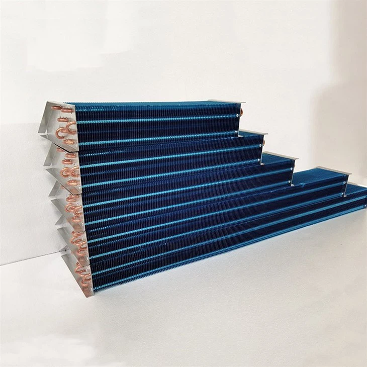 Copper Tube Aluminum Fin Air Heat Exchanger Evaporator